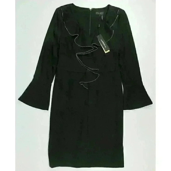 NWT $149 Donna Karan NY Womens 8 Bell-Sleeve Dress - Picture 1 of 6